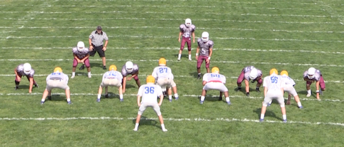 Greensburg Central Catholic Football vs Derry Area Scrimmage Highlight